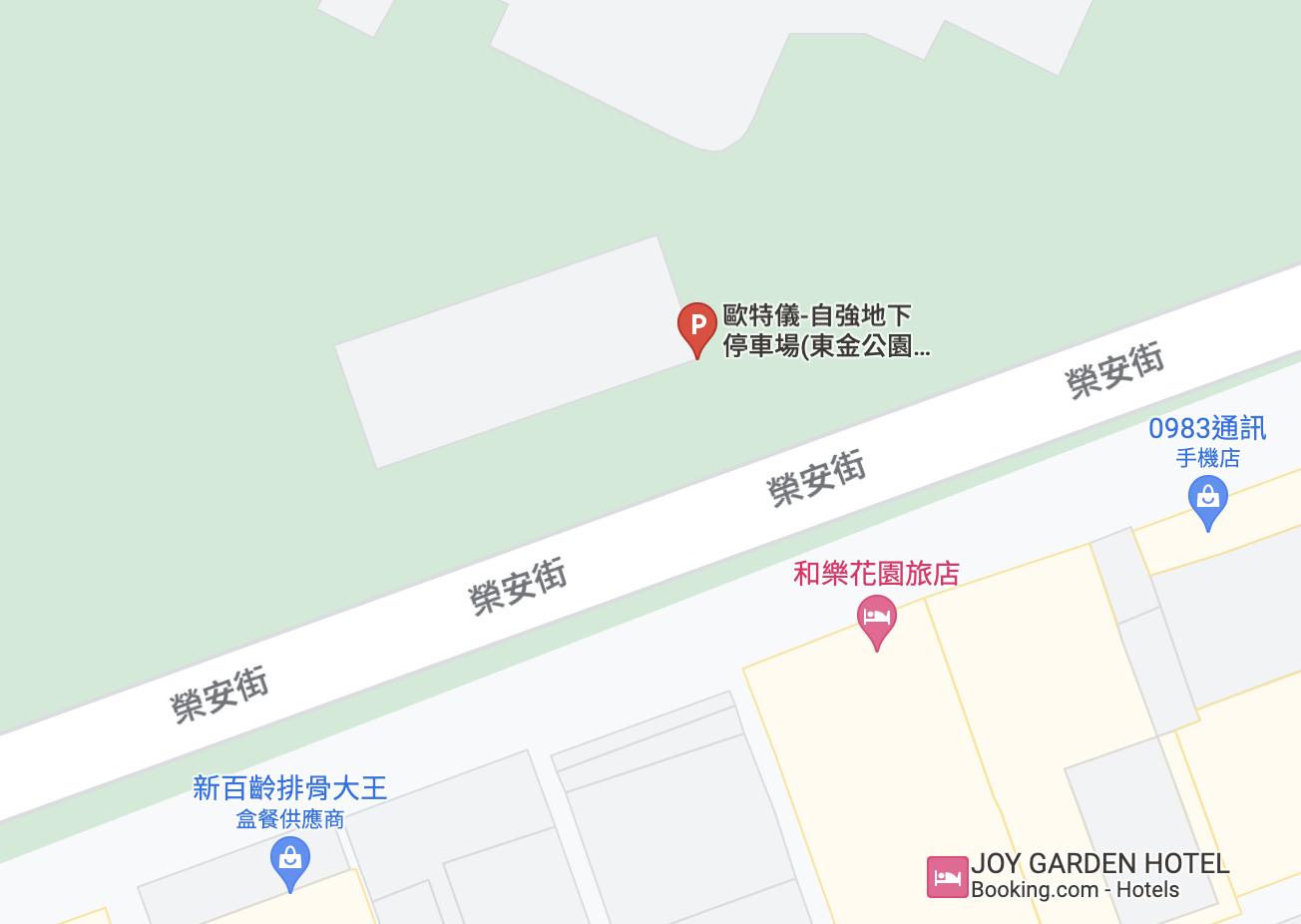 parking lot map screenshot