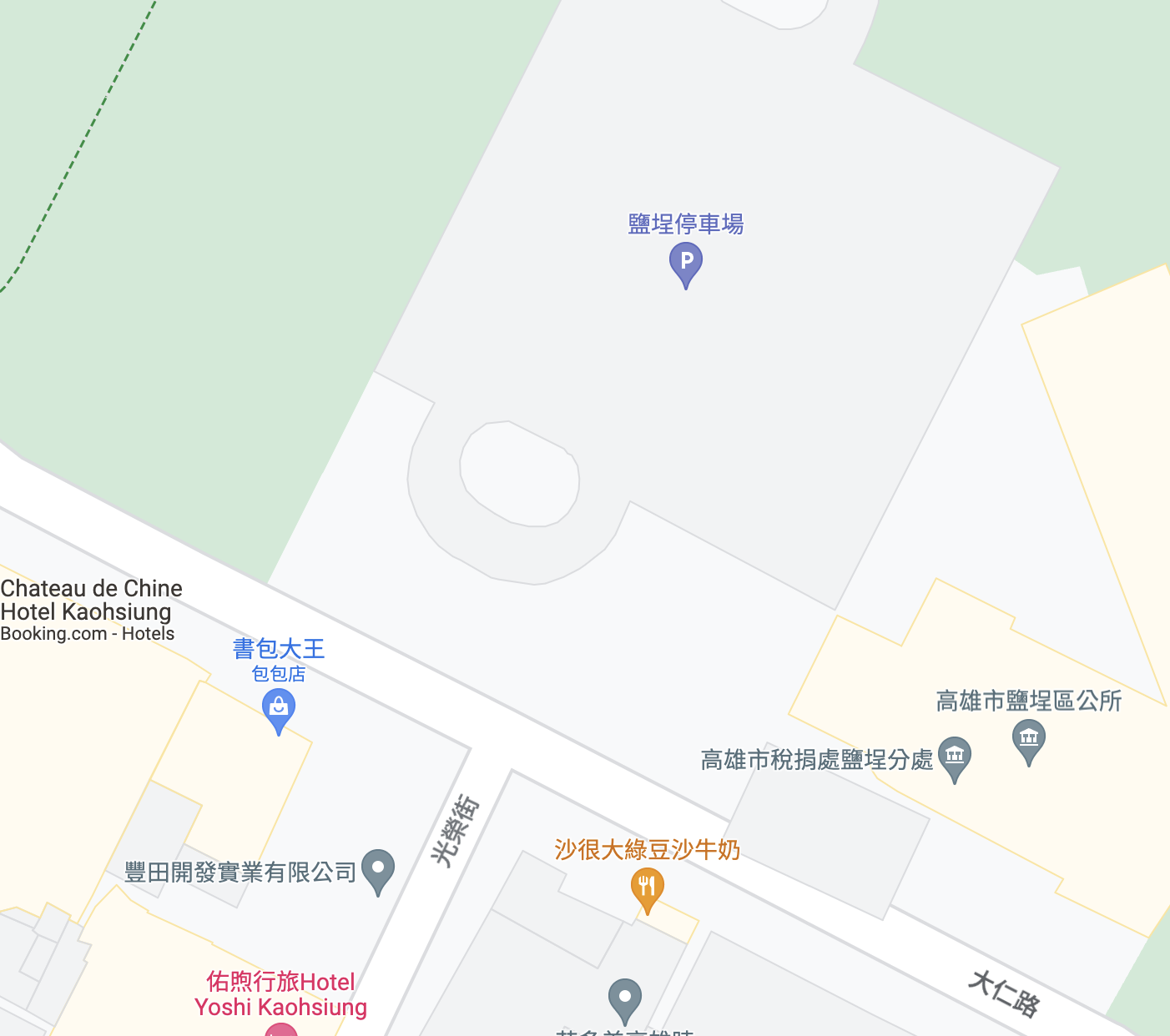parking lot map screenshot