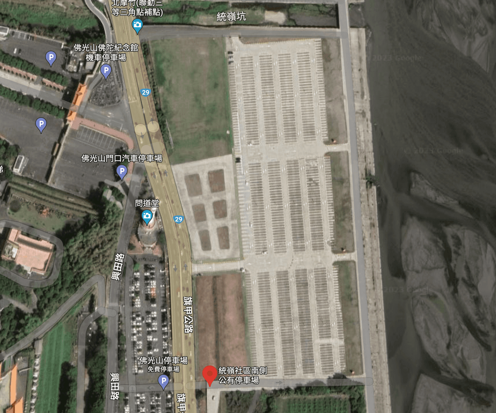 parking lot map screenshot