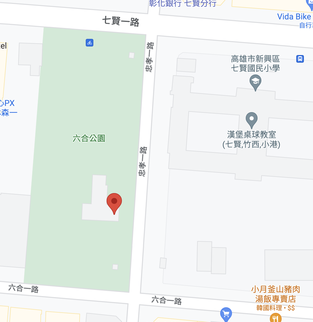 parking lot map screenshot