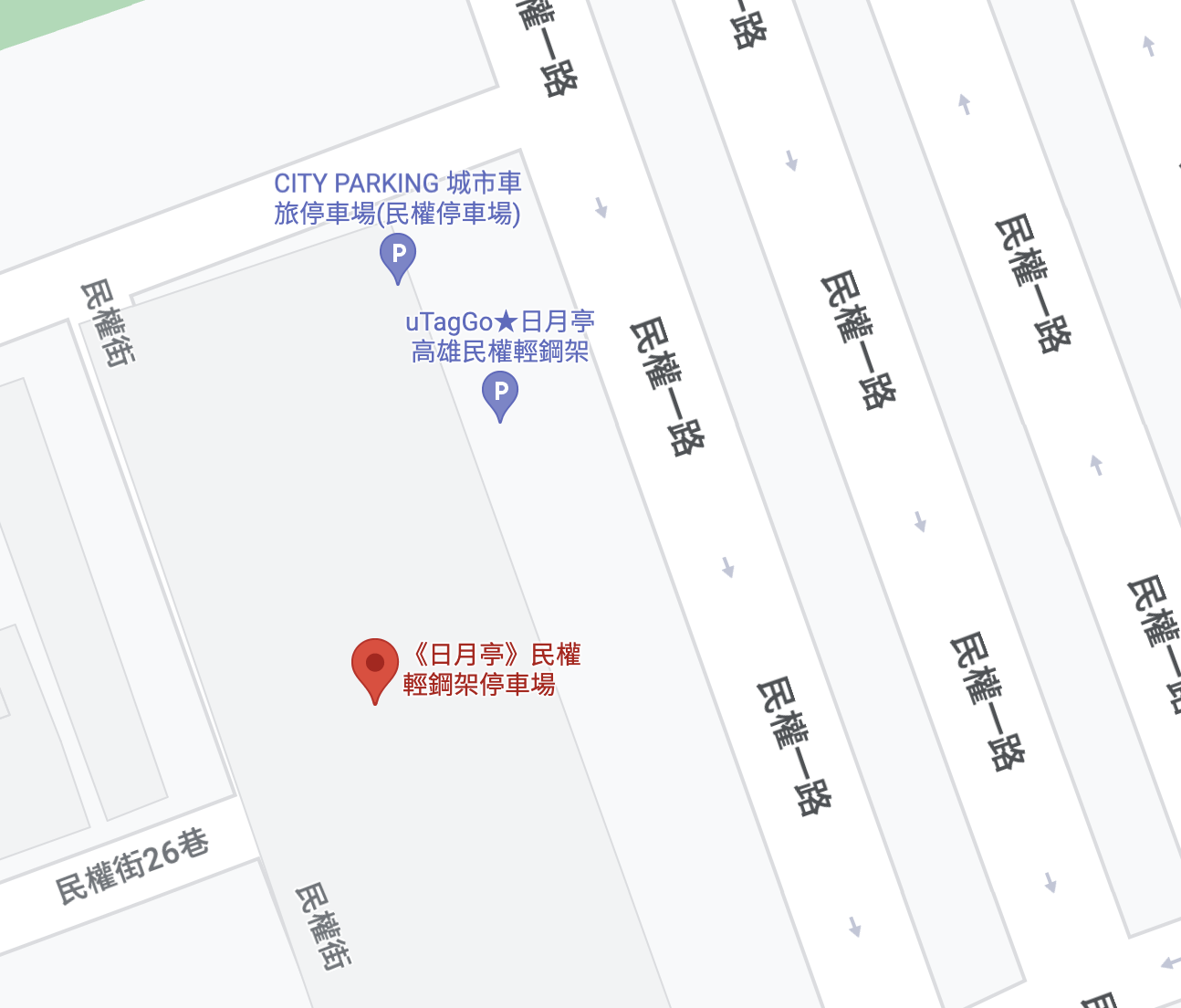 parking lot map screenshot